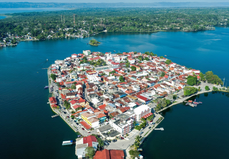 Flores Island, Guatemala